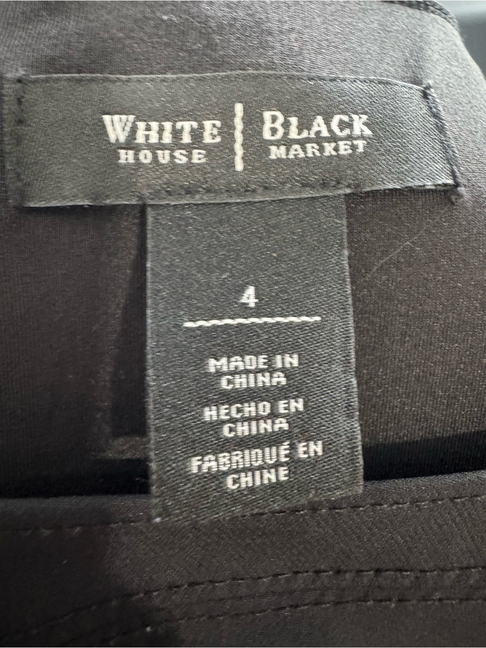 White House Black Market Black & White Houndstooth Midi Sheath Dress - Picture 2 of 8
